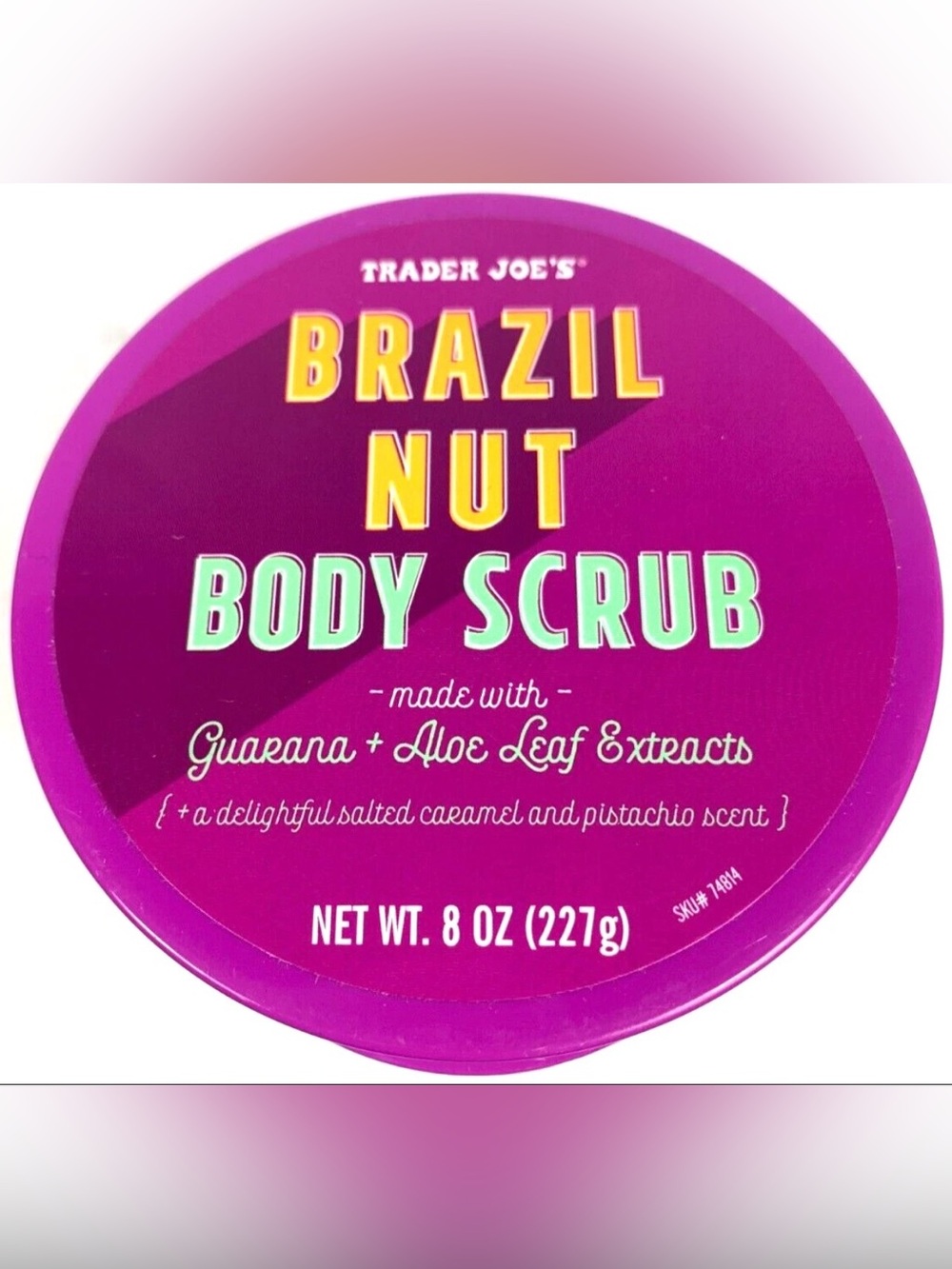 Trader Joe’s Brazil Nut Body Scrub 8oz NEW